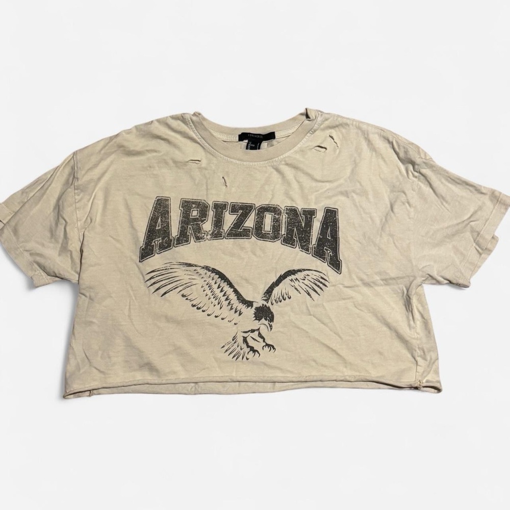 Forever 21 Beige Arizona Graphic Tee